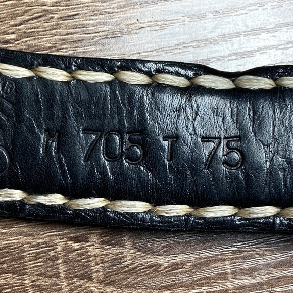 Unisex Machine by Bassico Made in Spain Small Leather Belt - Picture 7 of 10